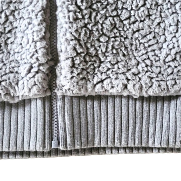 Prana Gray And White Fleece Quarter Zip Size S - Picture 4 of 7